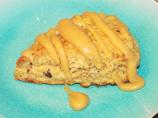 Chocolate Chip Scones With Peanut Butter Glaze