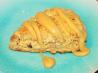 Chocolate Chip Scones With Peanut Butter Glaze
