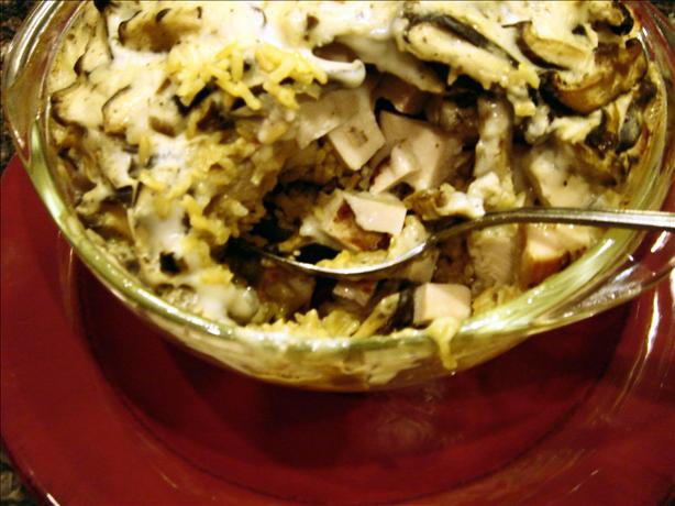 Hearty Turkey and Mushroom Casserole. Photo by Bev