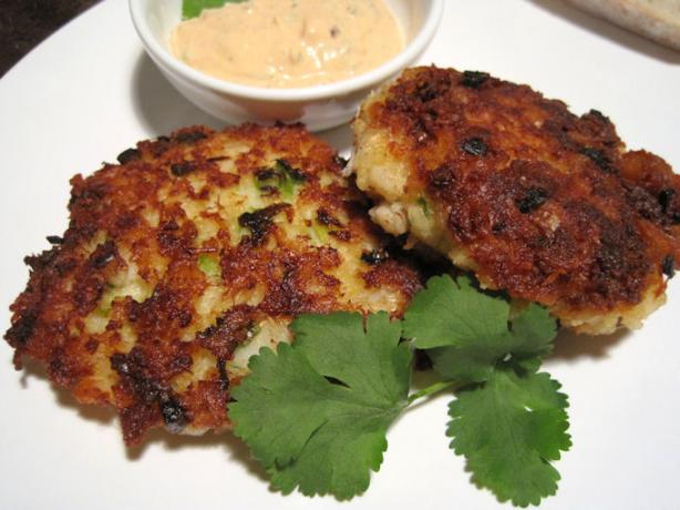 Spicy Cod Cakes With Chipotle Sauce. Photo by Sandi (From CA)