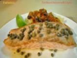 Pan Seared Salmon With Capers