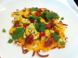 Mexi-Potato Breakfast Tostada With Bacon