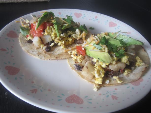 Mexican Breakfast Tostadas With Avocado Pico De Gallo. Photo by mnvolz
