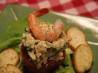 Italian Shrimp Potato Salad Stuffed Tomatoes. Recipe by mayobt_3921633