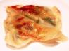 Breakfast Potstickers With Avocado and Goat Cheese