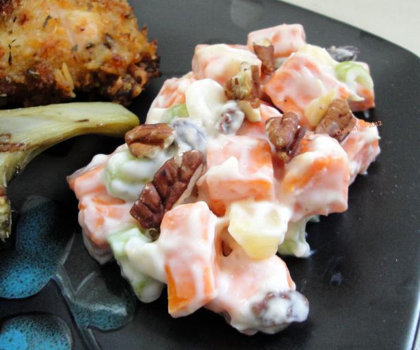 Southern Sweet Potato Salad. Photo by Debbwl
