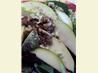 pear and blue cheese salad