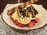 Strawberries and Icecream. Photo by JoyfulCook