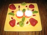 Cottage Cheese and Fresh Fruit Plate. Photo by Chef #848413