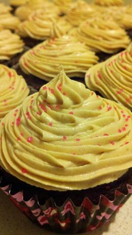 Chocolate Cup/Cakes With Fluffy Peanut Butter Marshmallow Frosti. Photo by MrsCourtneyHunter