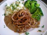Zwiebelrostbraten - Pan Fried Beef Steaks With Fried Onions