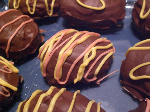 Chocolate Dipped Krispies Peanut Butter Balls. Photo by Rollin in the Dough!