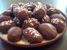 Chocolate Dipped Krispies Peanut Butter Balls