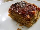Three Bean and Flax Bars With Marmalade Glaze