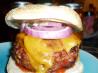 Cheesy Bacon-Stuffed Burgers. Recipe by Annacia