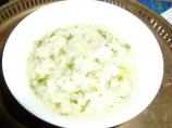 Creamy Cauliflower Soup With Greens