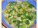 Leeks & Spinach