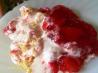 Strawberry Jell-O Dessert. Photo by Dienia B.