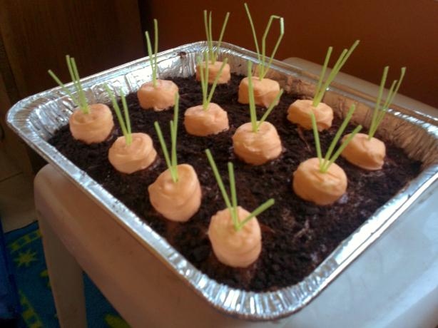 "carrot Patch" Chocolate Cake. Photo by PSU Lioness