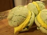 California Walnut Meringues With Limoncello Buttercream
