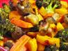 Lemony Roasted Butternut Squash, Mushrooms, Broccoli, Carrots. Photo by Kerfuffle-Upon-Wincle