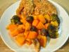 Lemony Roasted Butternut Squash, Mushrooms, Broccoli, Carrots. Recipe by Kerfuffle-Upon-Wincle