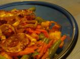 Harissa Salad With Crispy Shallots