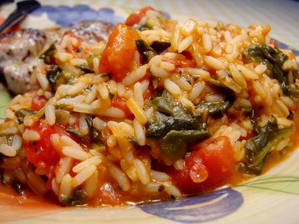 Spinach and Rice. Photo by Lori Mama