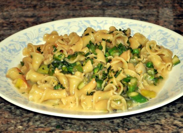 Spring Vegetable Pasta-America's Test Kitchen. Photo by KateL