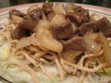 Mongolian Beef over Lettuce. Photo by Catnip46