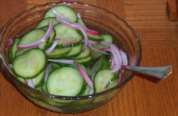 cucumber salad. Photo by Hey Jude