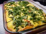 Sausage-Pomodoro Brunch Bake. Photo by Lori Mama