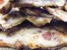 Chocolate Dipped Smoked Almond Bacon Brittle