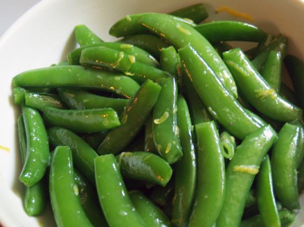 Lemony Snap Peas With Variations. Photo by TattooedMamaof2