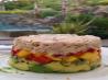 Crab Avocado Mango Stack