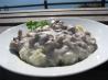 Hamburger Gravy over Mashed Potatoes. Recipe by linguinelisa