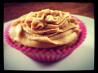 Banana Cupcake With Peanut Butter Frosting. Recipe by Magas6