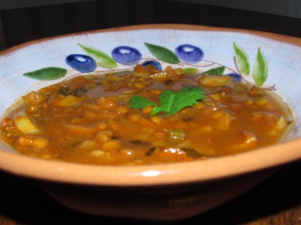 Curry Potato Lentil Soup. Photo by Chef 1086570  pigpurple