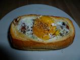 Egg and Goodies in a Bread Bowl