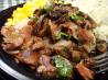 Warm Bacon-Mushroom Vinaigrette. Recipe by breezermom