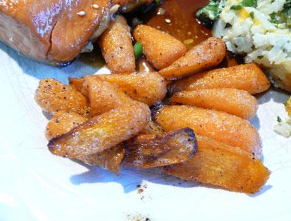 Butter-Roasted Carrots. Photo by Mikekey
