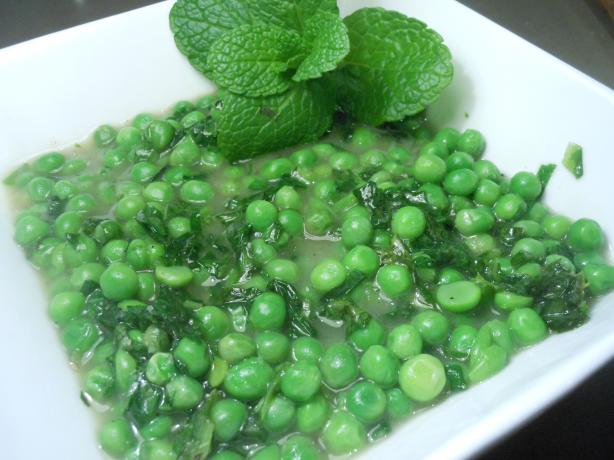French Style Peas  & Mint. Photo by JustJanS