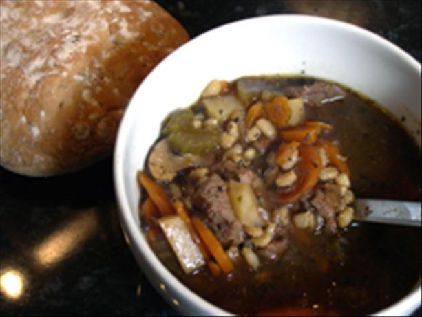 beef barley stew/soup. Photo by -Sylvie-