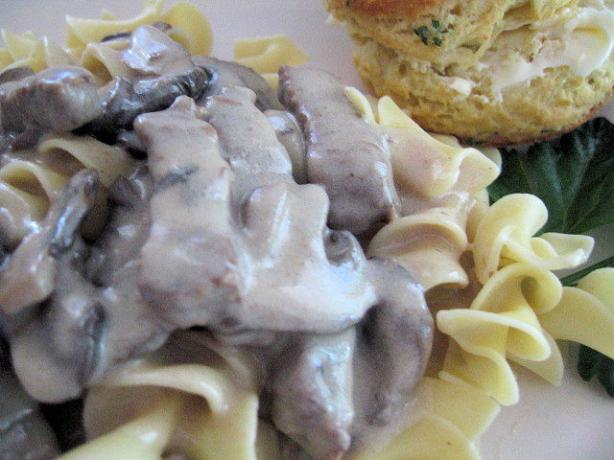 Beef Stroganoff. Photo by Brenda.