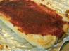 Lemon Sesame Bars With Raspberry Glaze