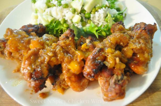 Sweet N' Spicy Chicken Wings. Photo by I'mPat