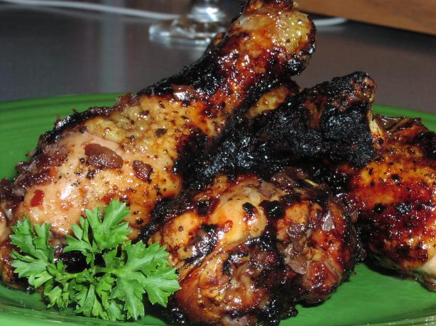 Pomegranate Chicken Drumsticks. Photo by TeresaS