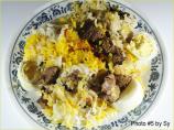 Lamb Biryani With Saffron Rice. Photo by Skipper/Sy