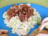 Cheesy Zucchini Rice With Bacon