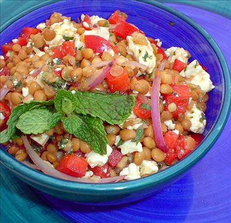 Lebanese Lentil Salad. Photo by Stardustannie